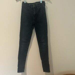 Dark blue American eagle skinny jeans